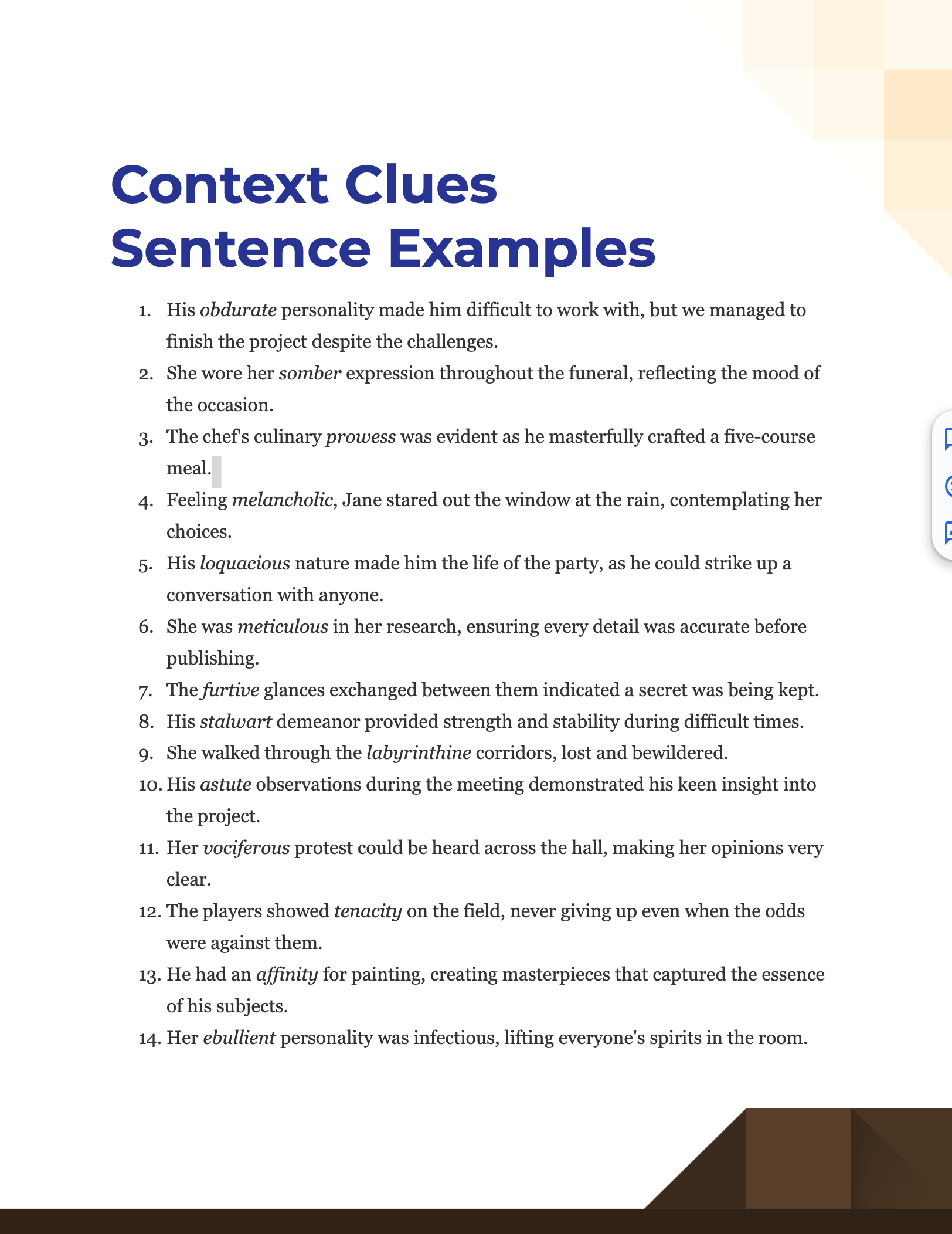 Context Clues Sentence - 99+ Examples, PDF, Tips