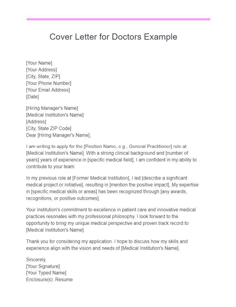 20+ Healthcare Cover Letter Examples, How to write, Tips Examples