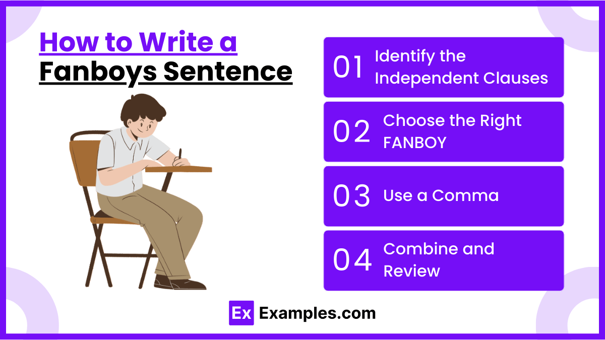 99+ Fanboys Sentence Examples