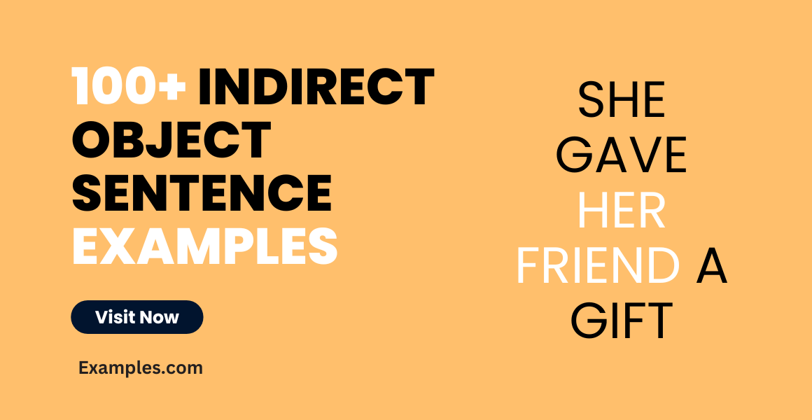 Indirect Object Sentence 99+ Examples, PDF, Tips