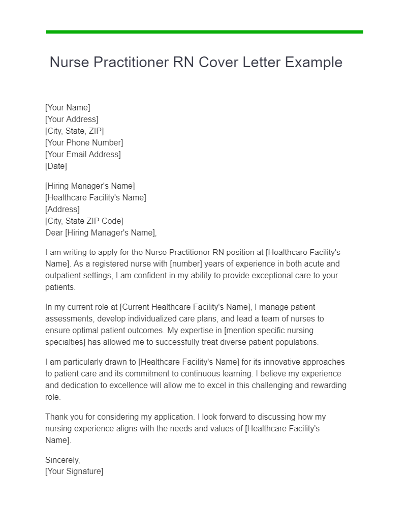 20+ Healthcare Cover Letter Examples, How to write, Tips Examples