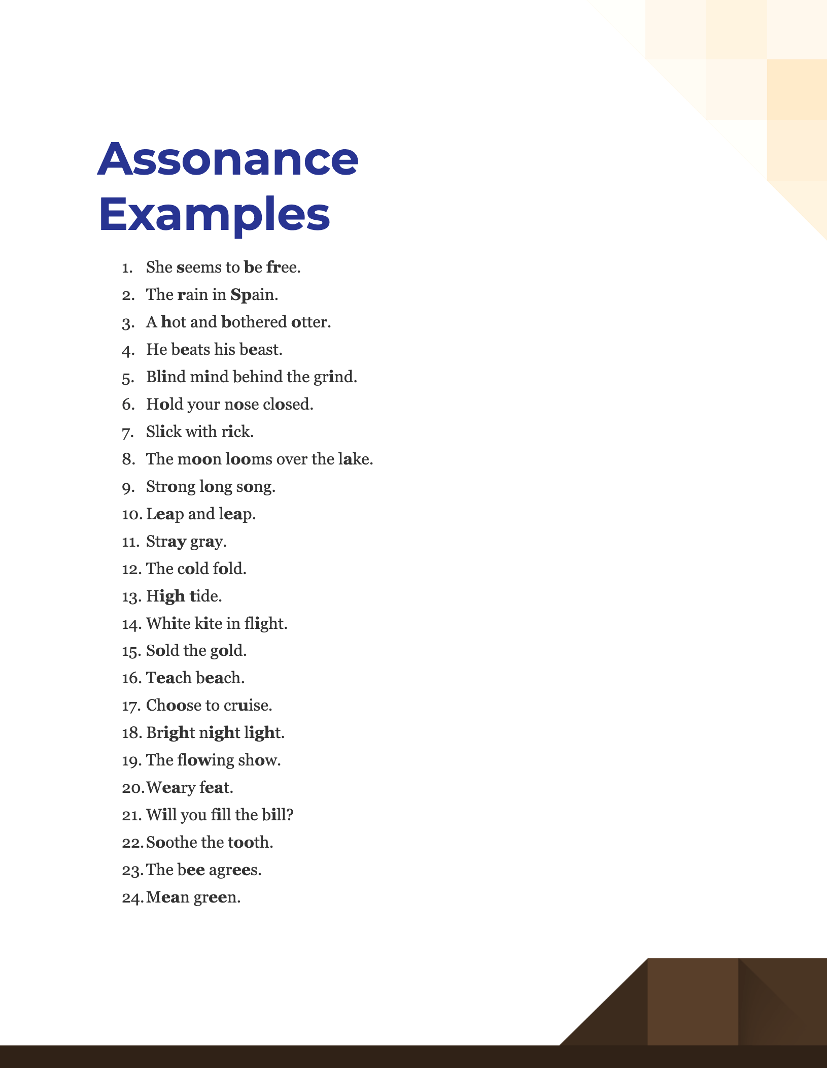 Assonance 100+ Examples, Definition, How to Use, Tips