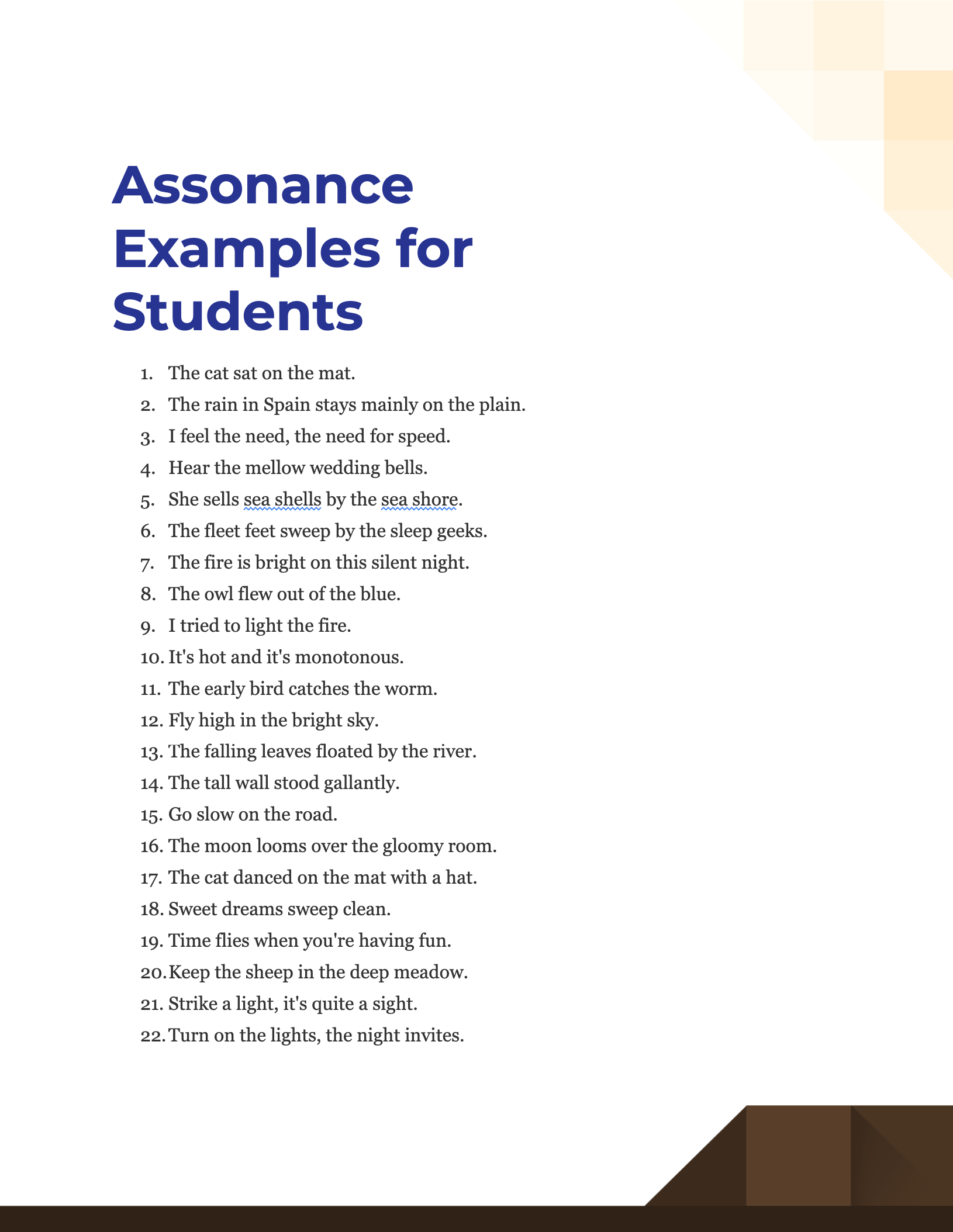 Assonance for Students 100+ Examples, How to Use, Tips