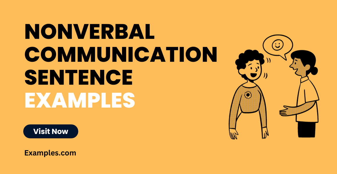 Nonverbal Communication Sentence 29+ Examples
