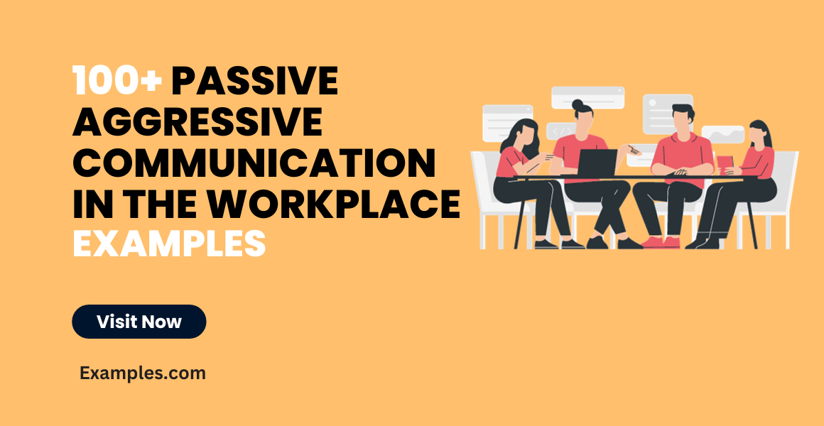 Passive Aggressive Communication Examples in the Workplace PDF