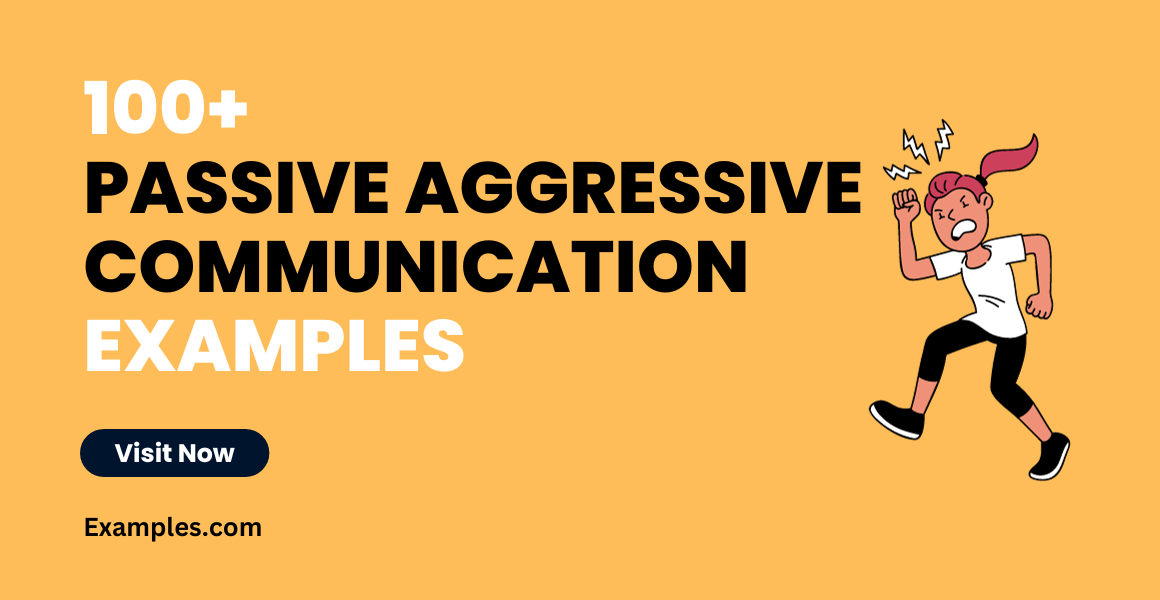 Passive Aggressive Communication Examples