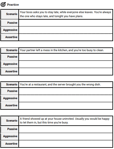 10+ Assertive Communication Worksheet Examples to Download