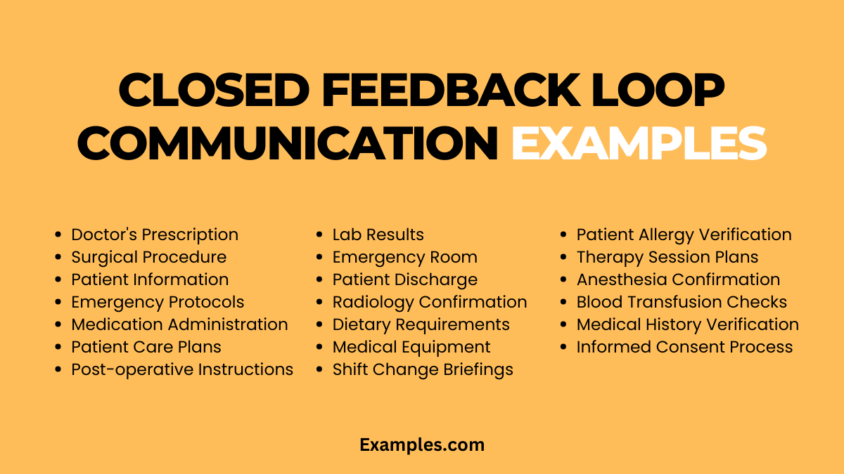 Closed Feedback Loop Communication Examples, Tips, Pdf