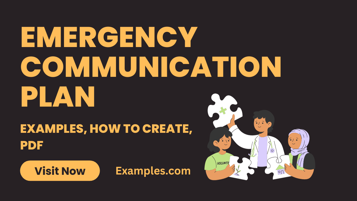 Emergency Communication Plan 7+ Examples, How to Create