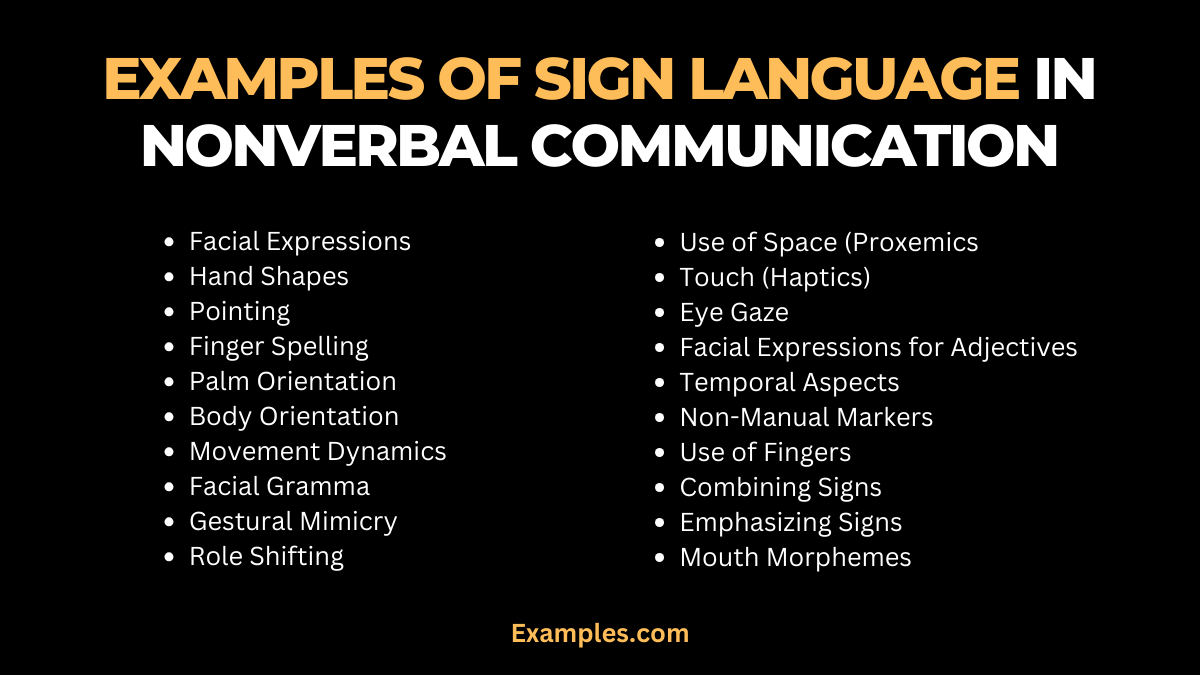Sign Language in Nonverbal Communication 19+ Examples, How to Use