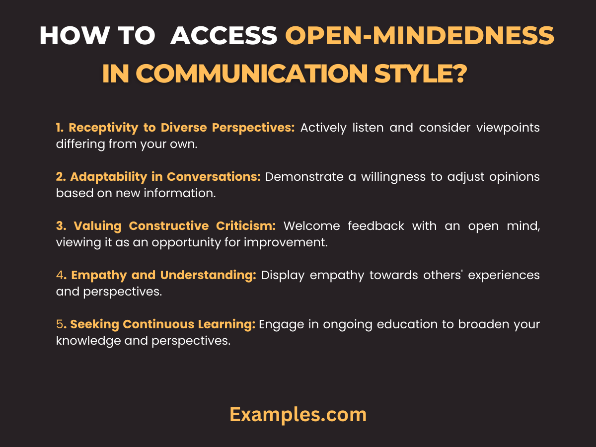 Open Mind In Oral Communication 19+ Examples, Tips