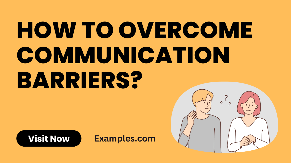 How to Communication Barriers Examples, Pdf