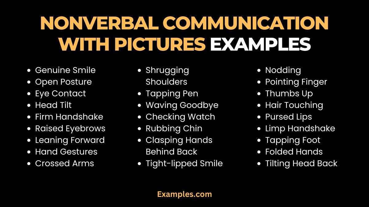 Nonverbal Communication with Pictures 29+ Examples, Tips