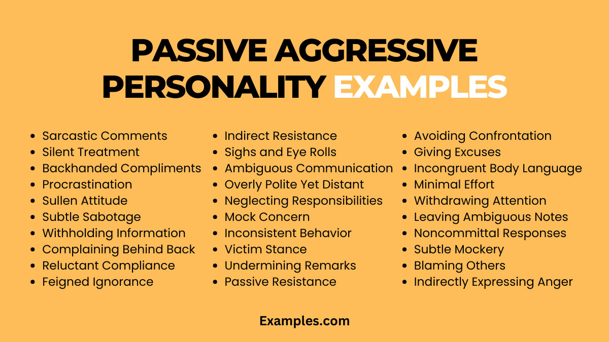 Passive Aggressive Personality Examples, Symptoms, Tips, Pdf