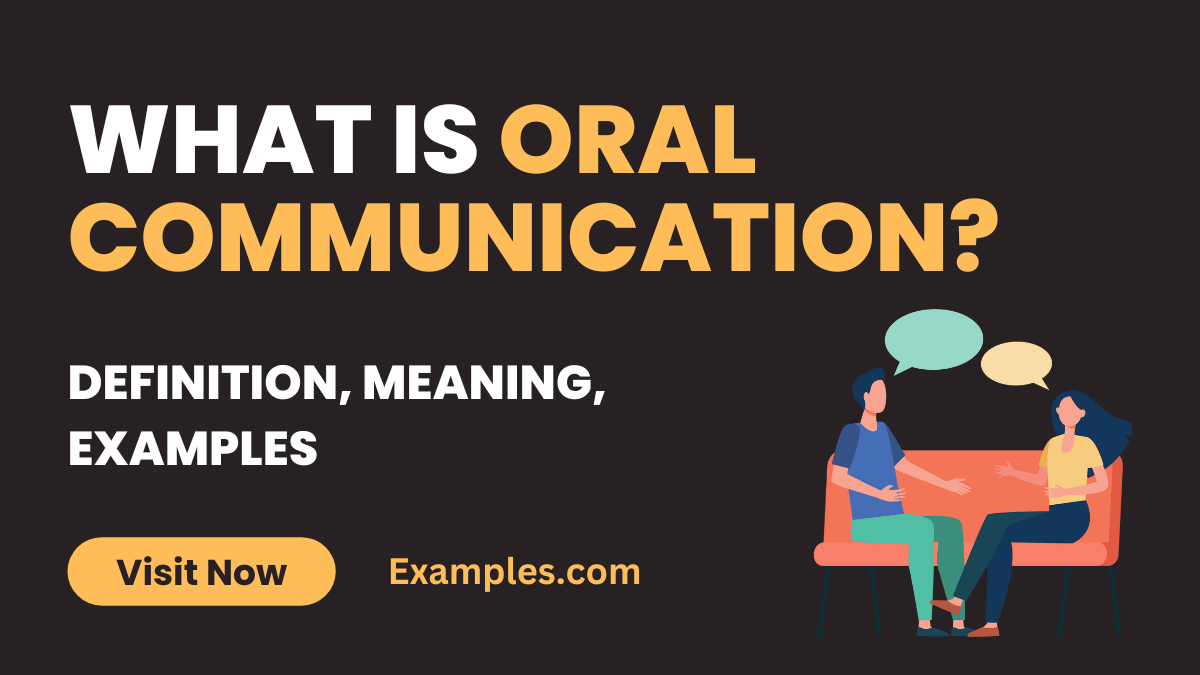 What is Oral Communication Definition, Meaning, Examples, PDF
