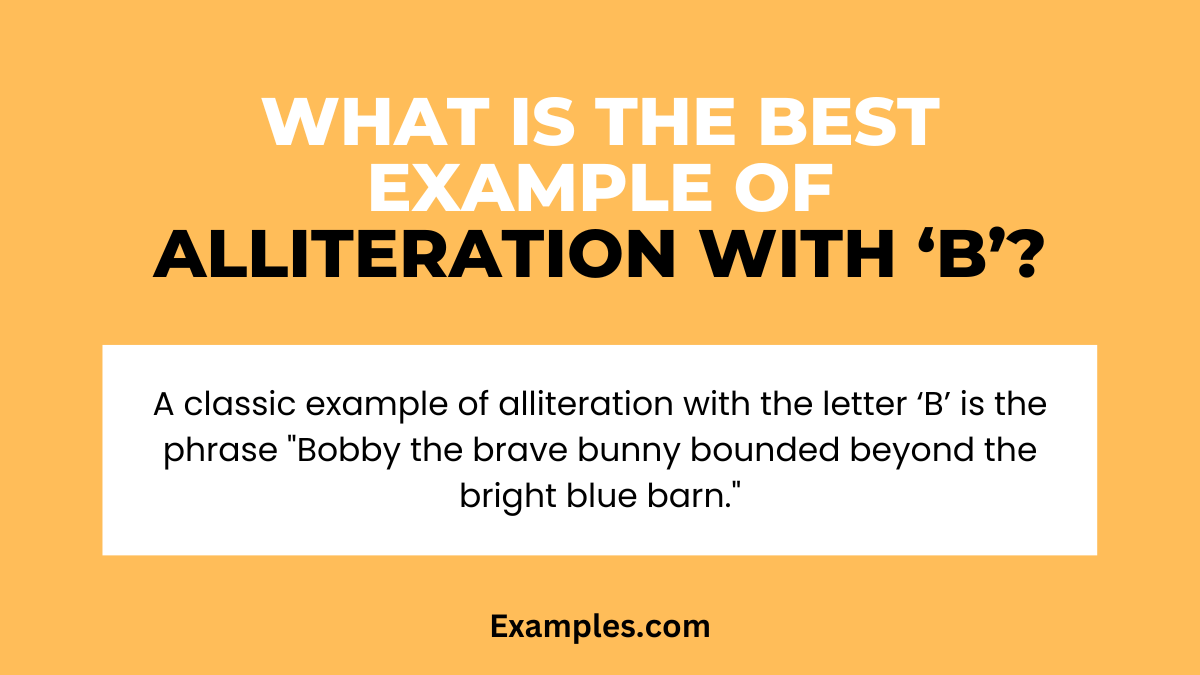 Alliteration with B Examples, How to Write, Tips