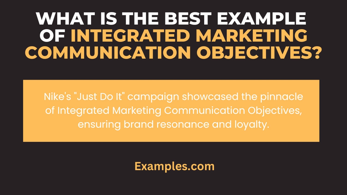 Integrated Marketing Communication Objectives 19+ Examples