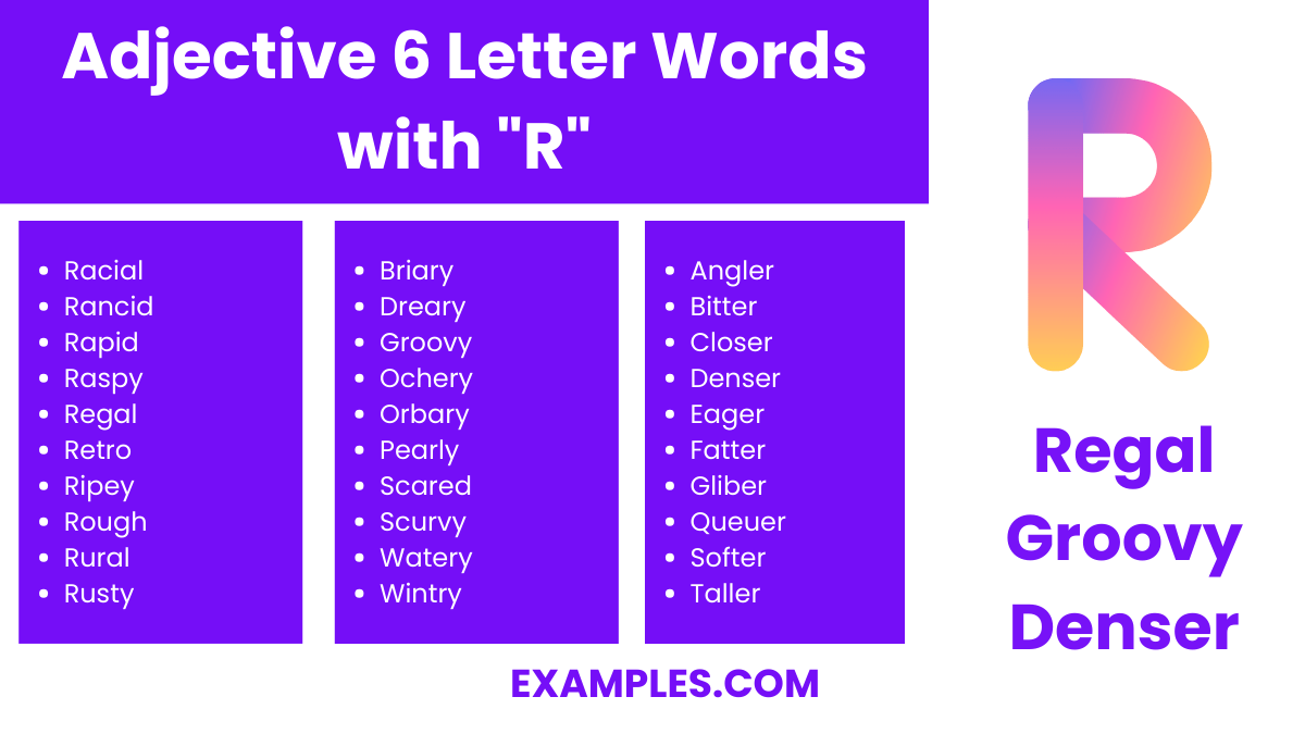 6 Letter Words With R 450+ List, Meaning, PDF