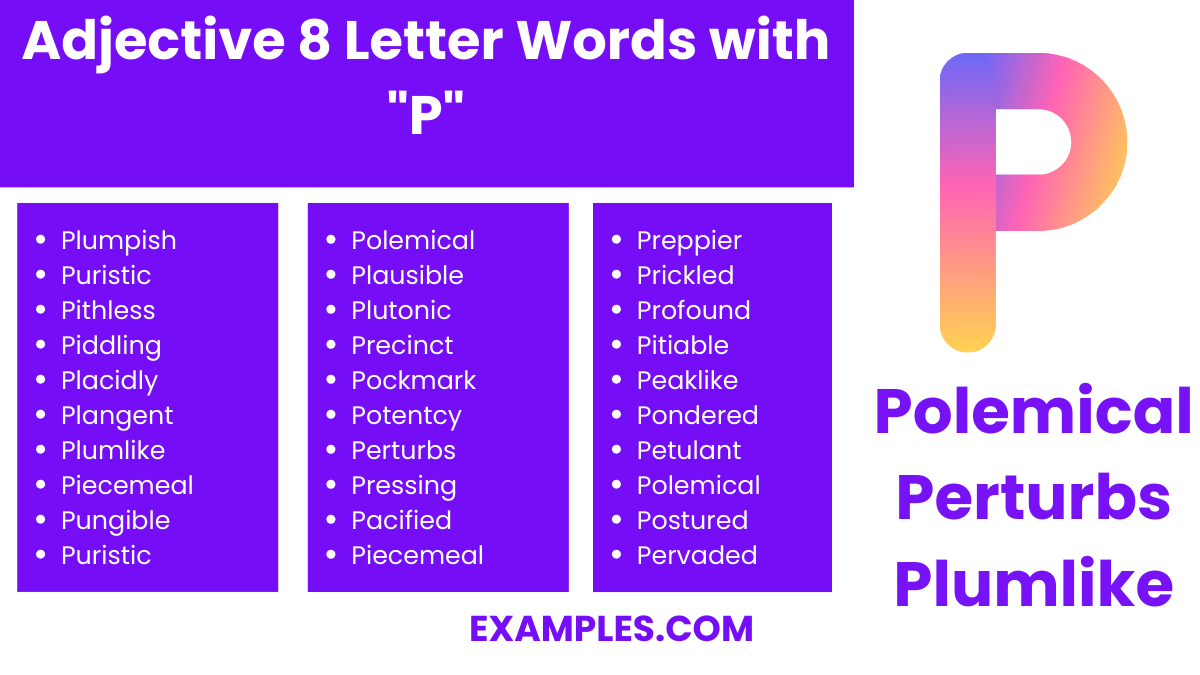 8 Letter Words With P 450+ List, Meaning, PDF
