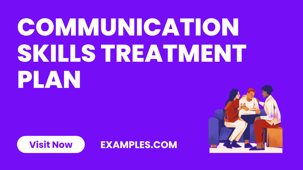 Communication Skills Treatment Plan Examples, How to Create, Pdf