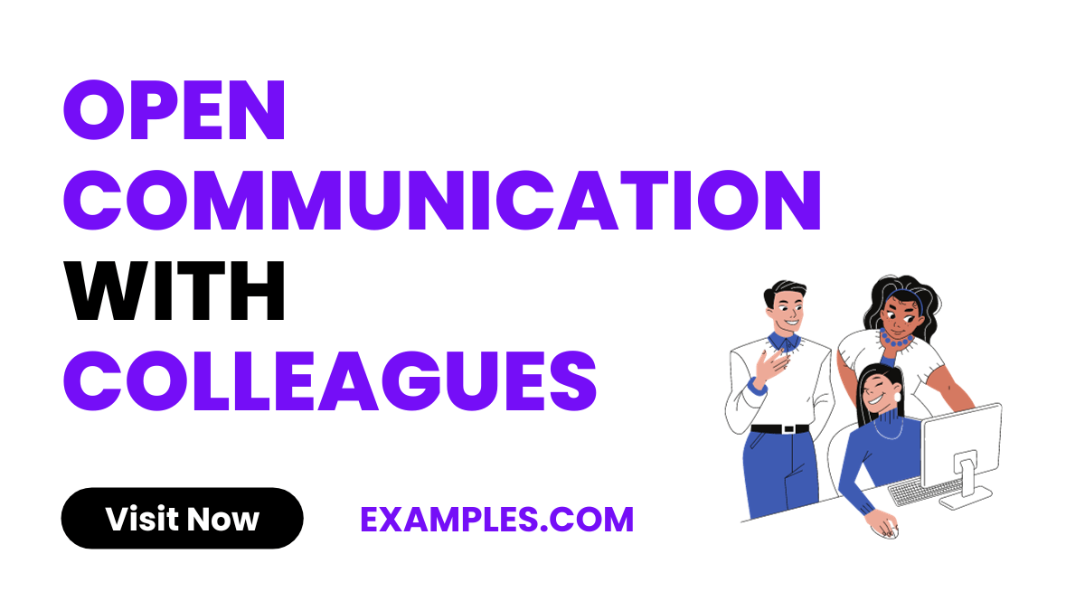 Open Communication with Colleagues Examples, PDF