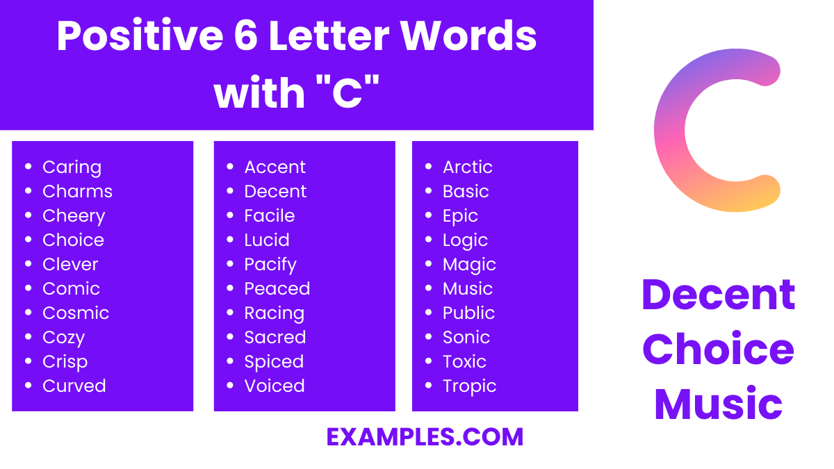 450+ 6 Letter Words with C, Meaning, PDF