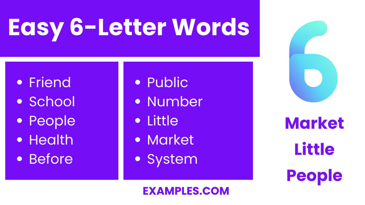 450+ 6 Letter Words, Meaning, PDF