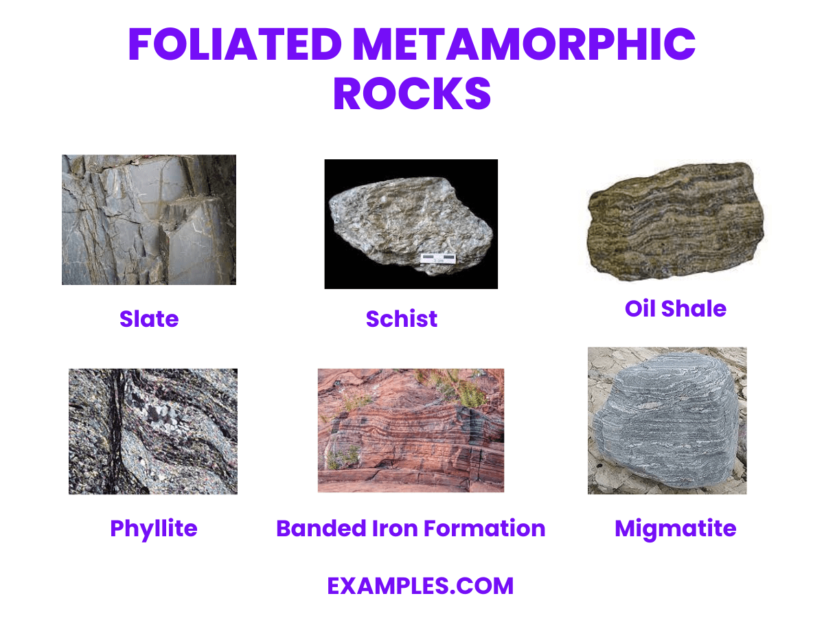 Metamorphic Rocks 20+ Examples, Definition, Types, Characteristics