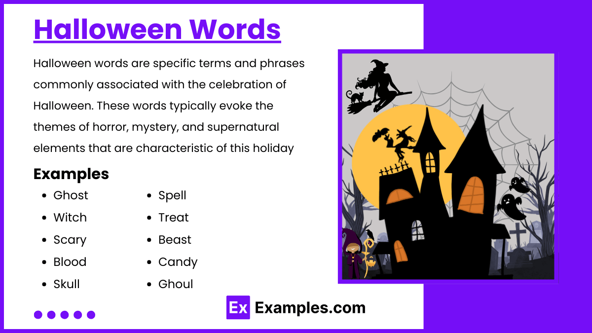 450+ Halloween Words List, Meaning, PDF