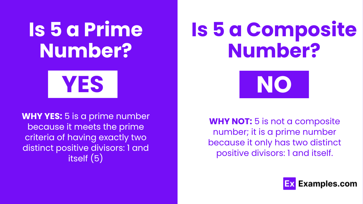 Is 5 a Prime Number or Composite Number