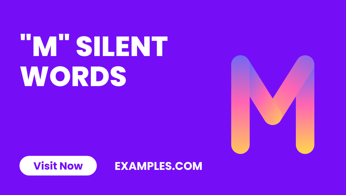 450+ M Silent Words List, Meaning, PDF