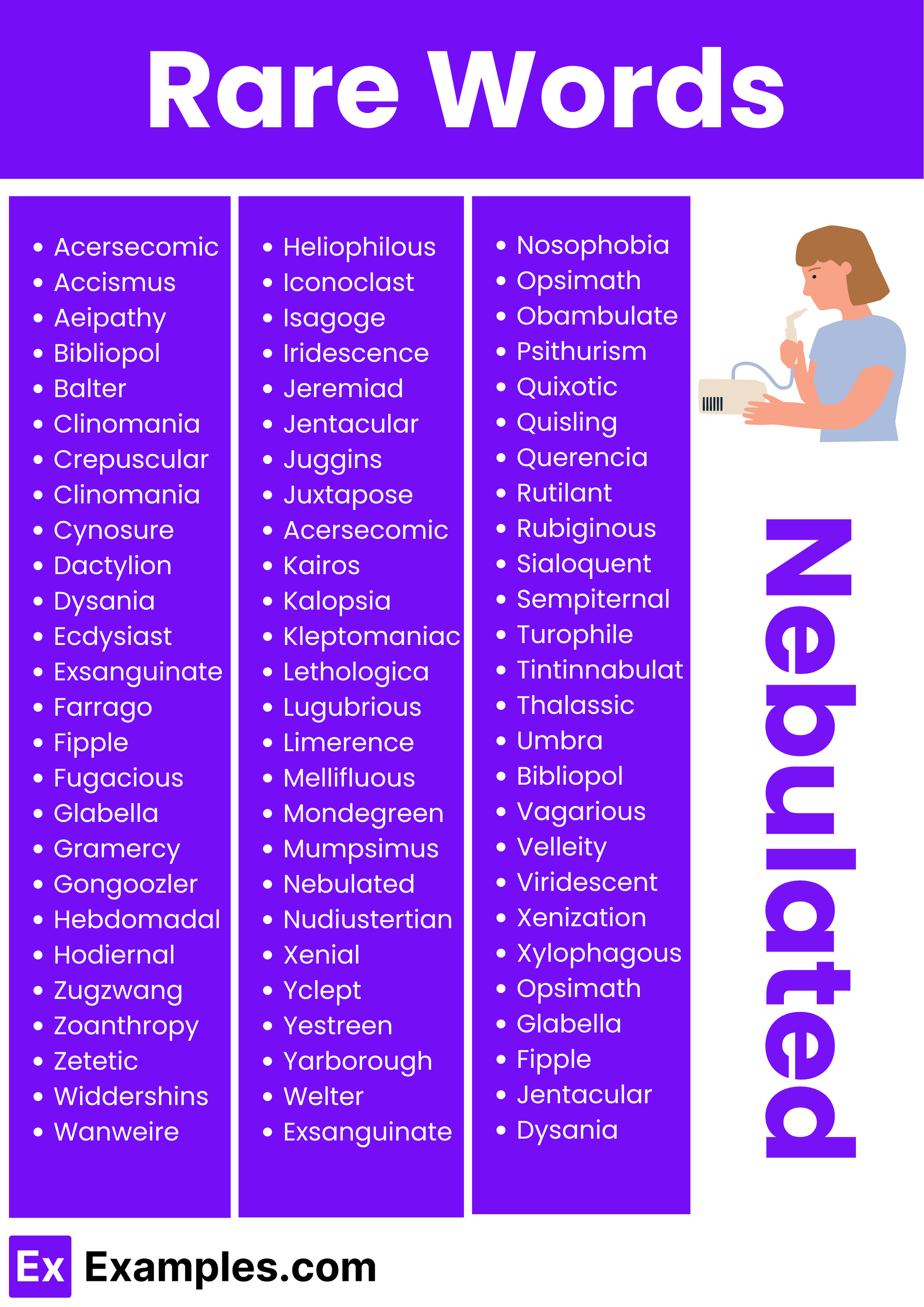 Rarely Used Words Rare Words And Ways To Master Their Meanings 500