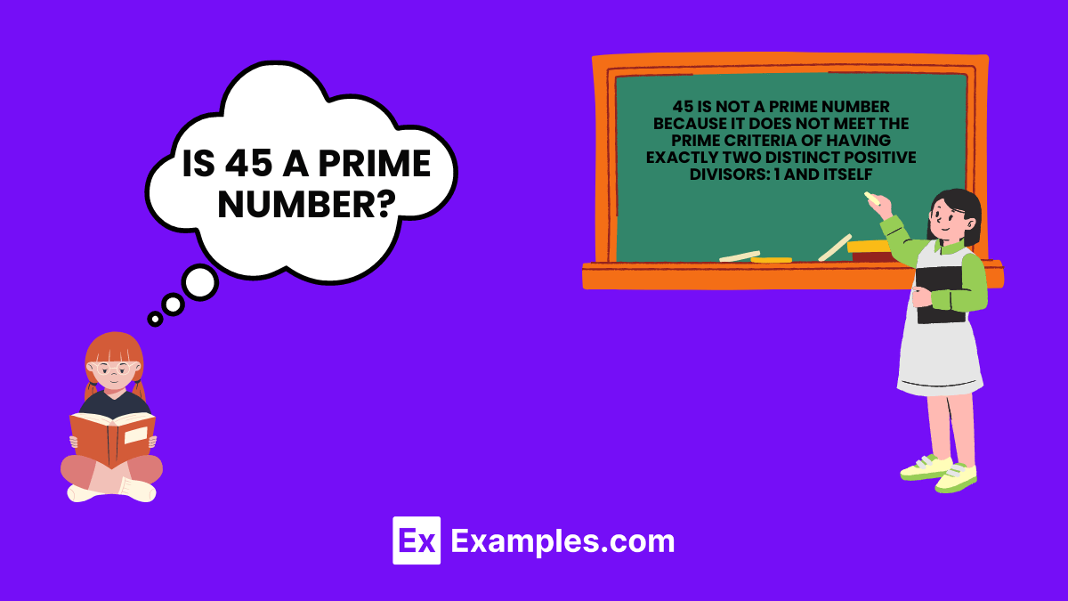 Is 45 a Prime Number or Composite Number [Why & Why not Detailed Guide]