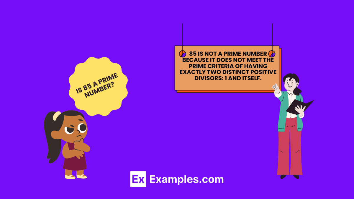 Is 85 a Prime Number or Composite Number [Why & Why not Detailed Guide]