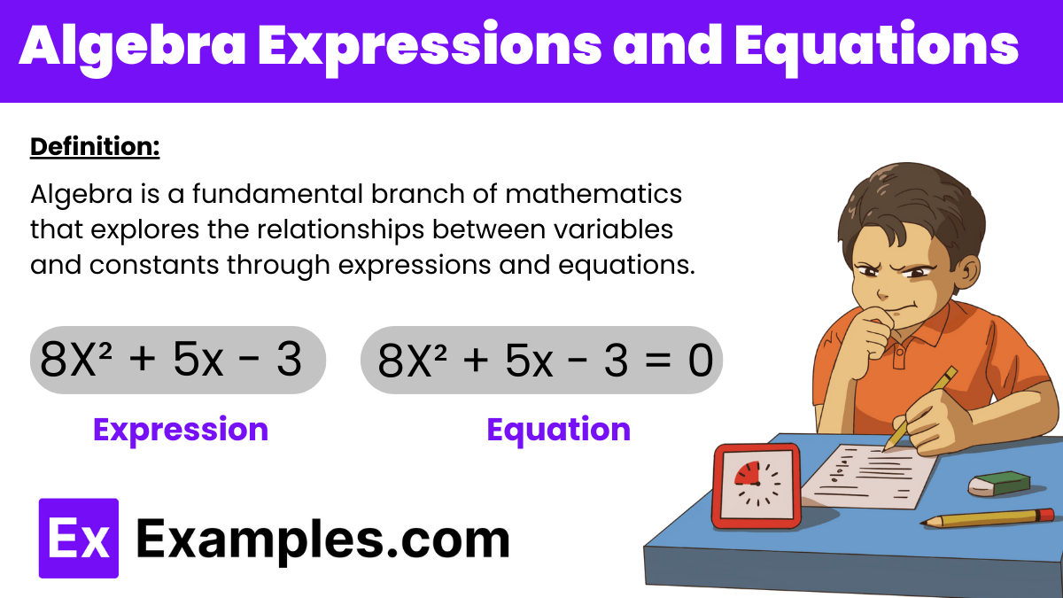 Algebra Expressions and Equations, Difference, How to Solve