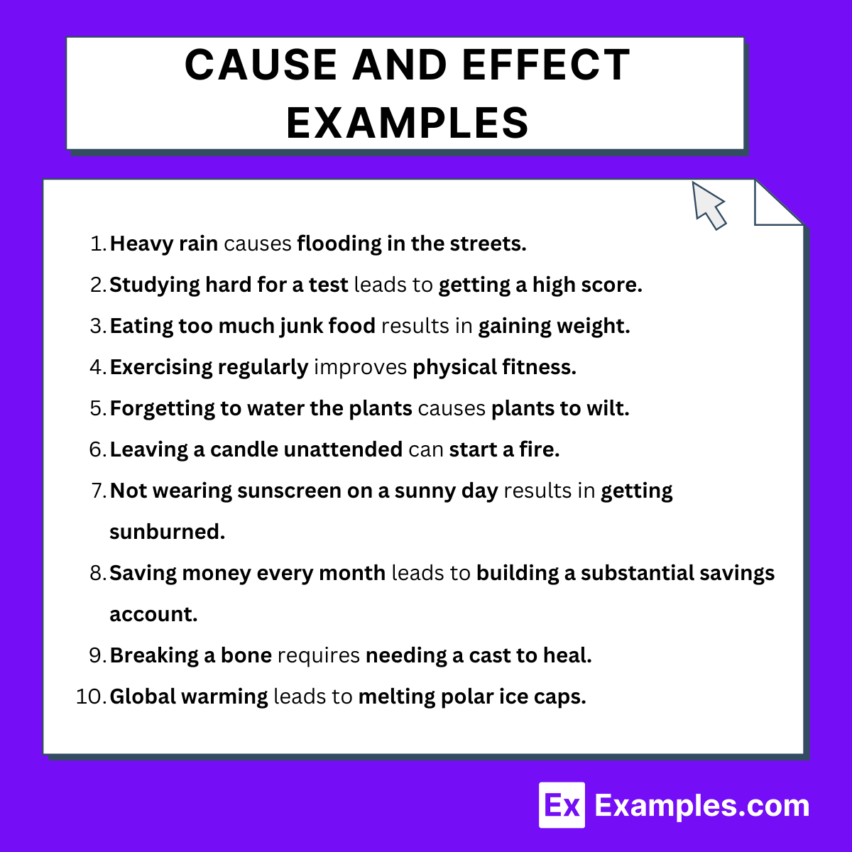 30+ Cause and Effect Examples