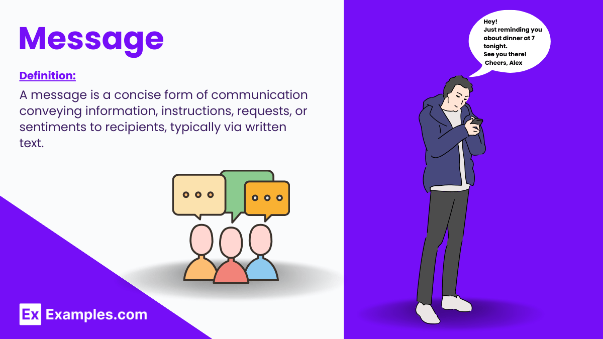 Message - 35+ Examples, Meaning, Types, How to write