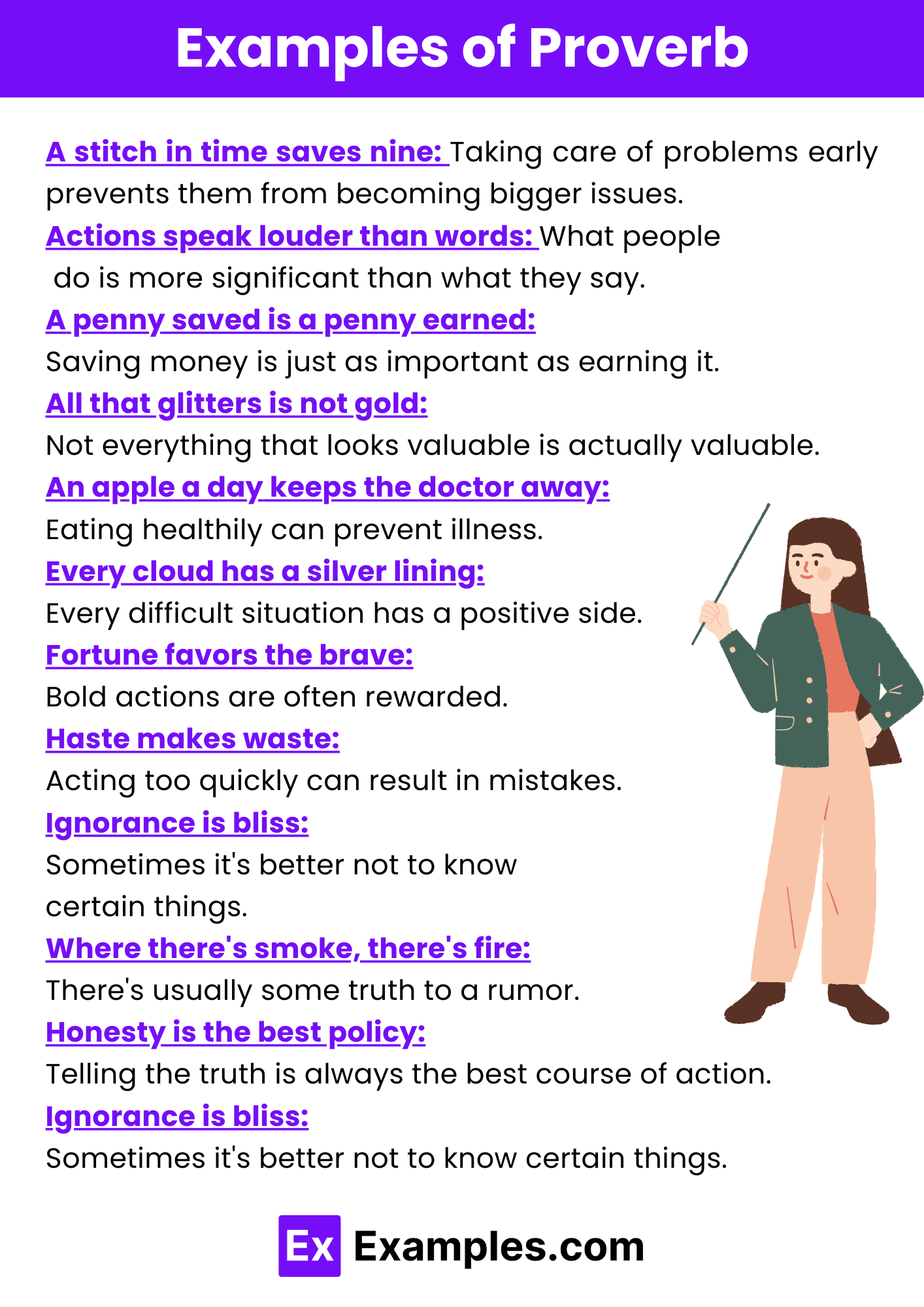 Proverb - 75+ Examples, List, Difference, How to include