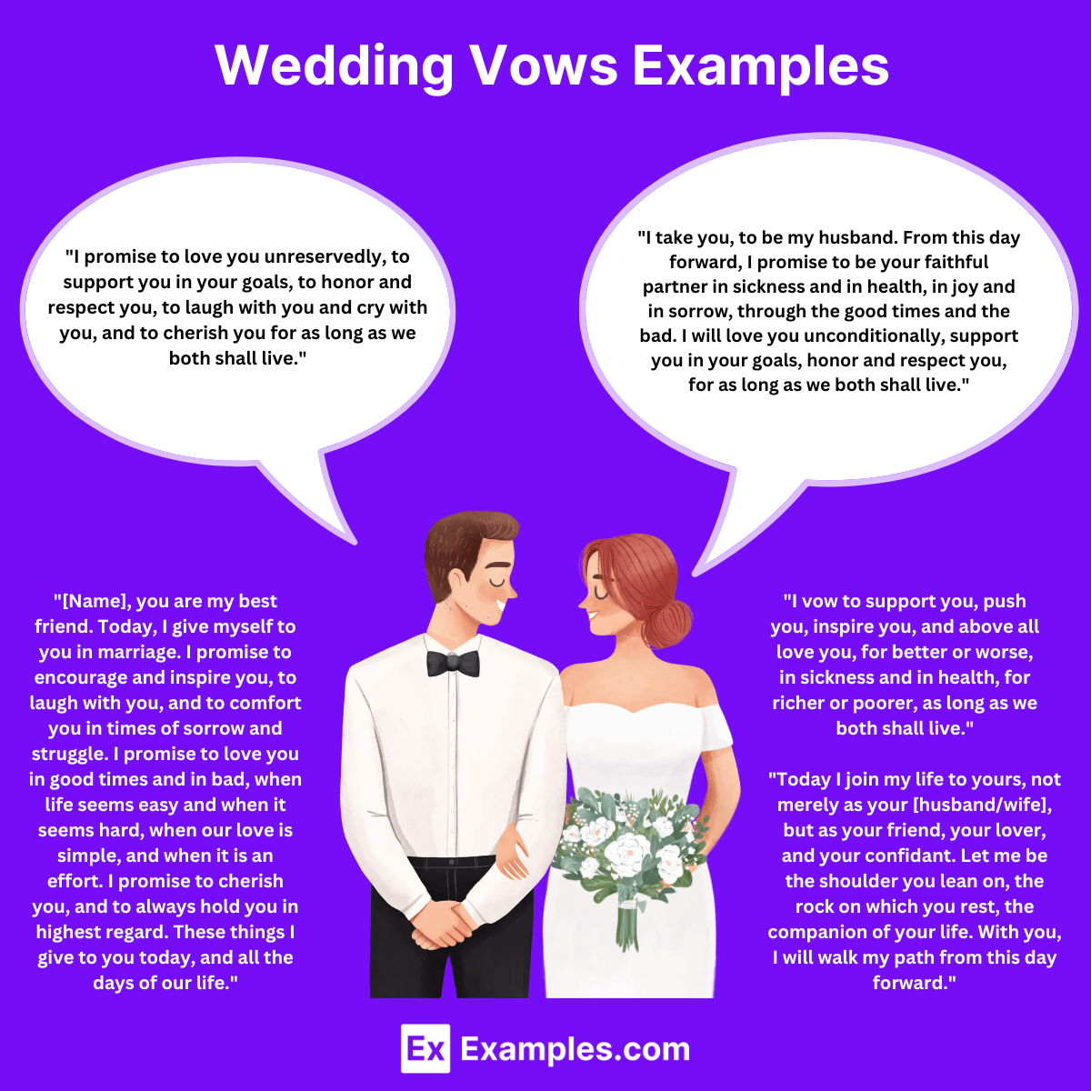 What should be in wedding vows