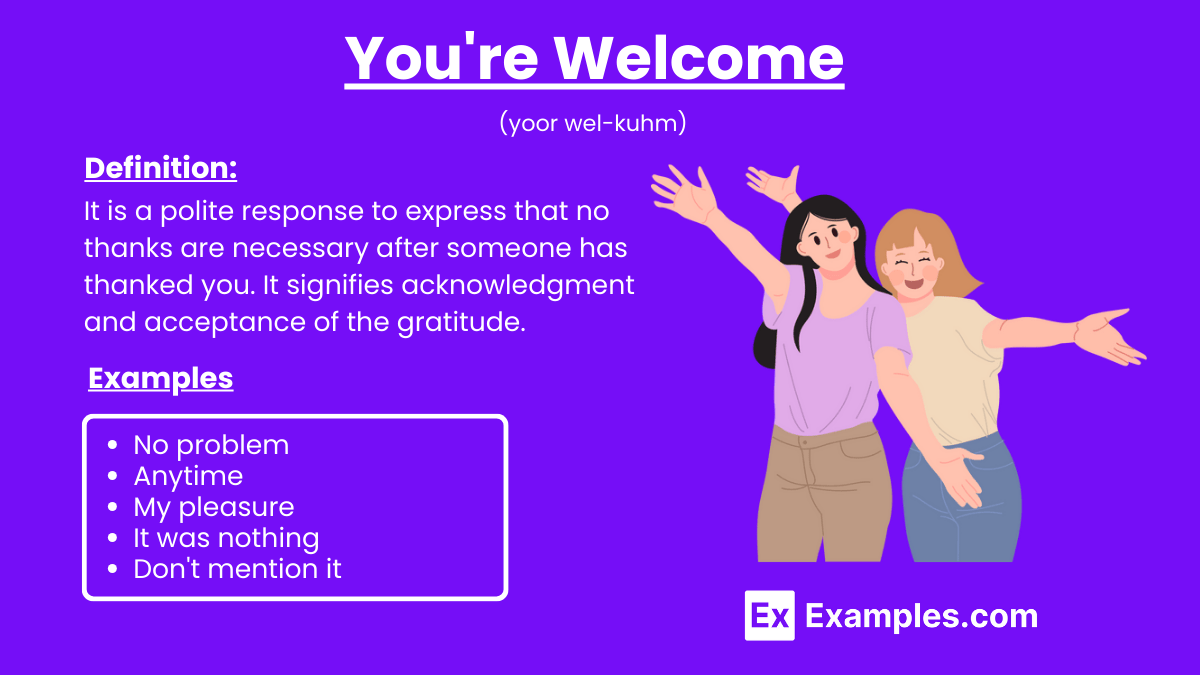 29+ You're Examples