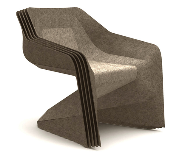 High Chair A Lounger Made of Hemp for Stylish Stoners Co.Design