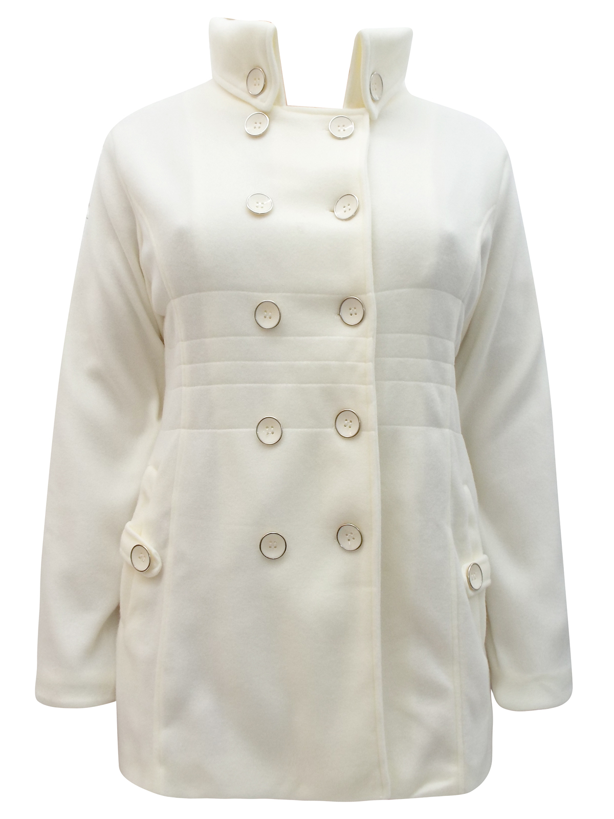 WINTERWHITE Double Breasted Fleece Jacket Size 18/20 to 30/32 (EU 46