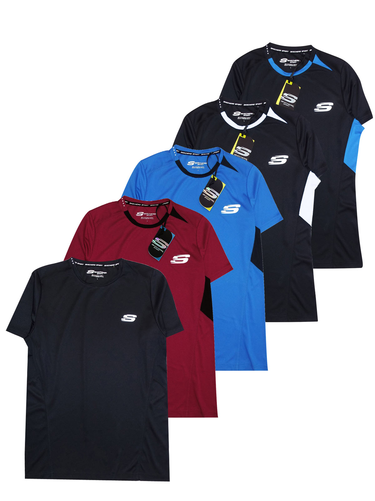 Skechers Skechers ASSORTED Neo Crew Neck Sports TShirt Size Medium to XLarge