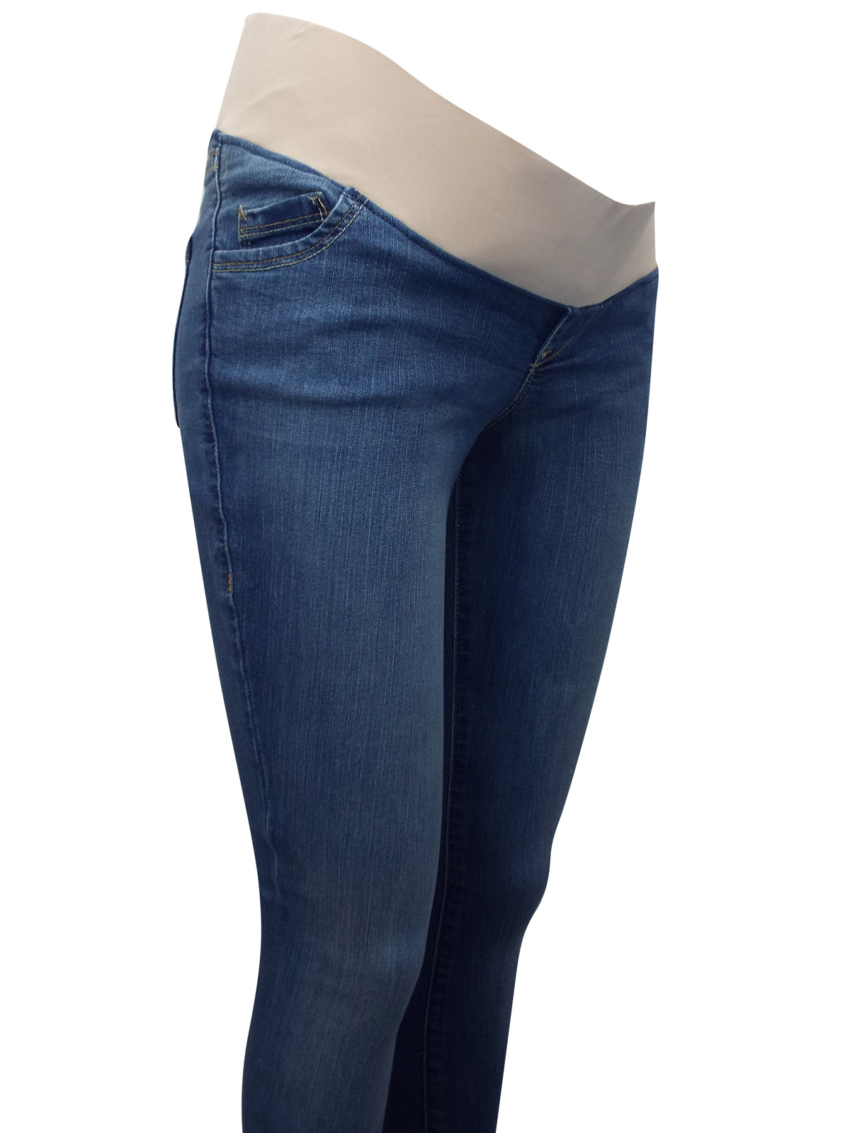 Old Navy Old Navy DENIM Cotton Rich Under Bump Kick Flare Maternity
