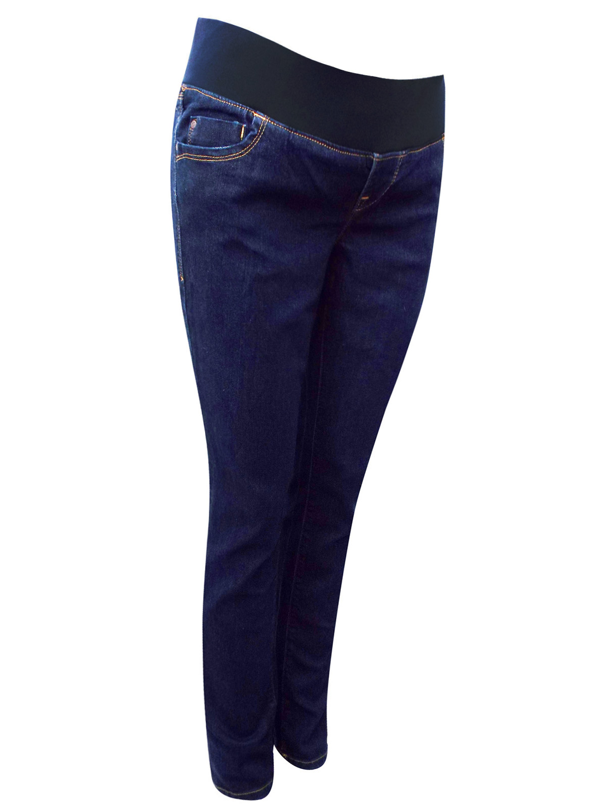 Old Navy Old Navy DARKDENIM Cotton Rich Under Bump Maternity Jeans