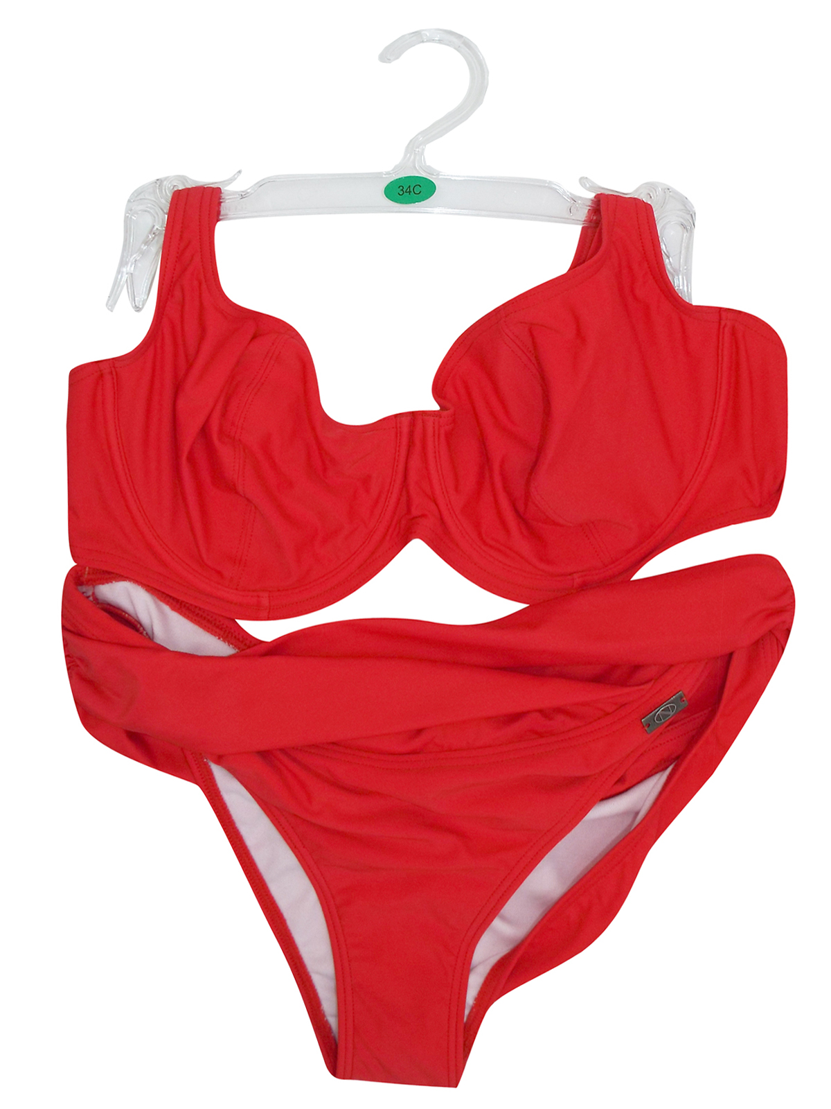 Naturana Naturana Beachwear RED Underwired Twist Bikini Set Size 34 to 40 (BCDDDE)