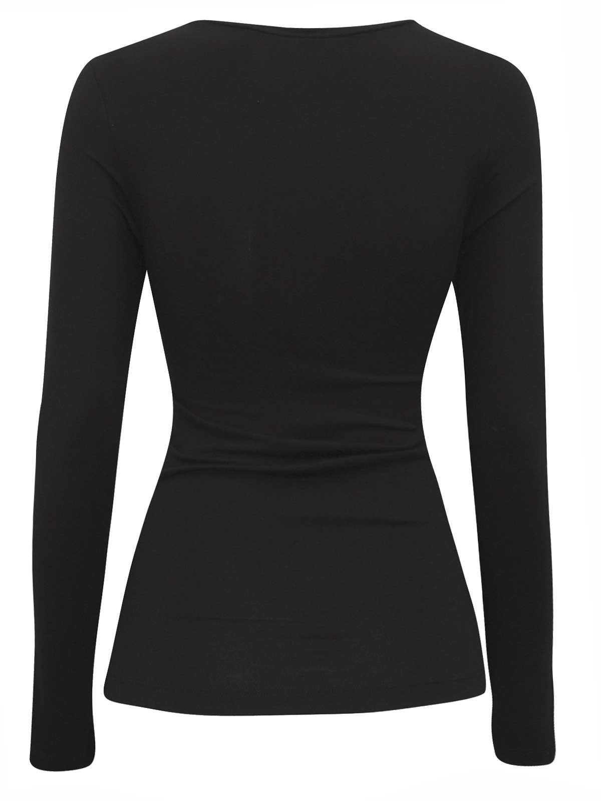 Marks and Spencer M&5 BLACK Heatgen Thermal Long Sleeve Top Size 10