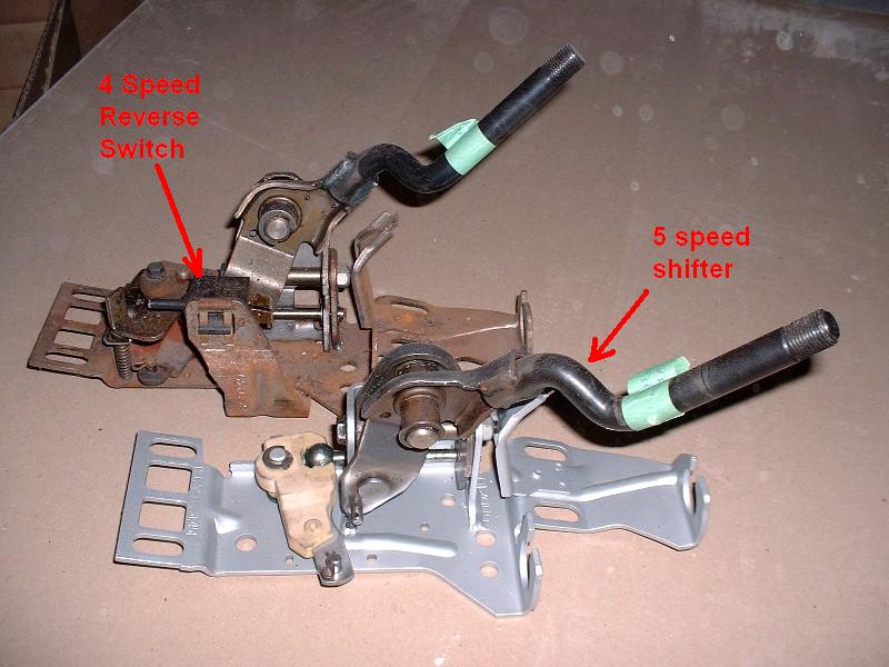 What does the reverse switch look like on a 4speed muncie? Pennock's