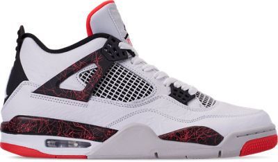 Men's Air Jordan Retro 4 Basketball Shoes Finish Line