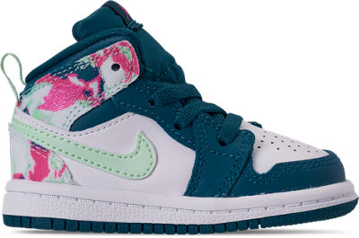 Girls' Toddler Air Jordan 1 Mid Casual Shoes Finish Line
